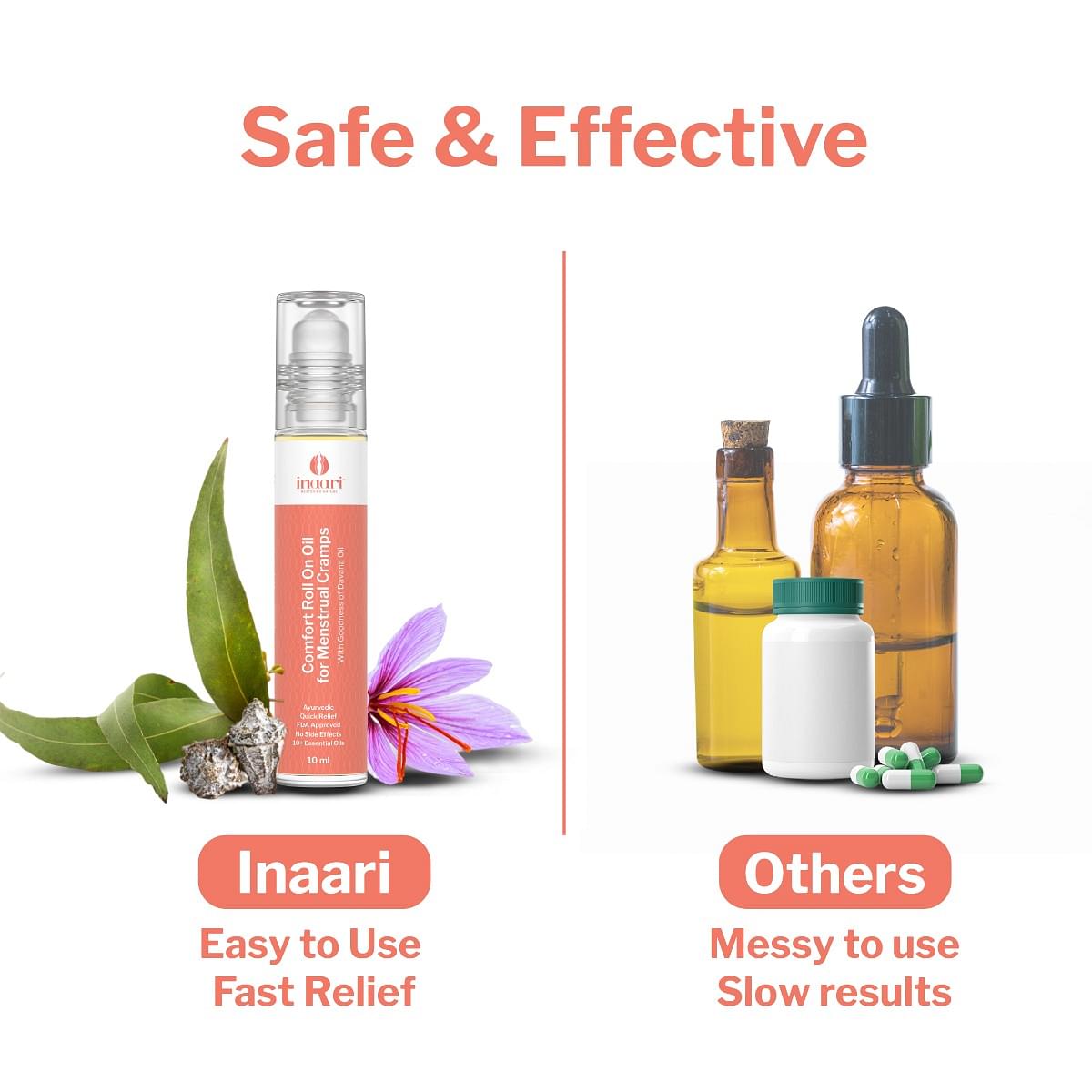 Inaari Comfort Roll On Oil for Menstrual Cramps